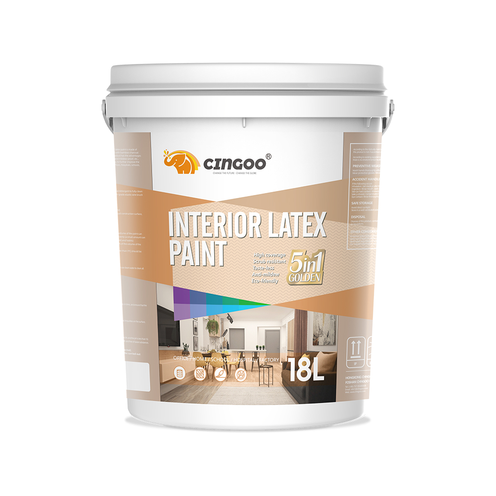 GOLDEN 5 IN 1 INTERIOR LATEX PAINT