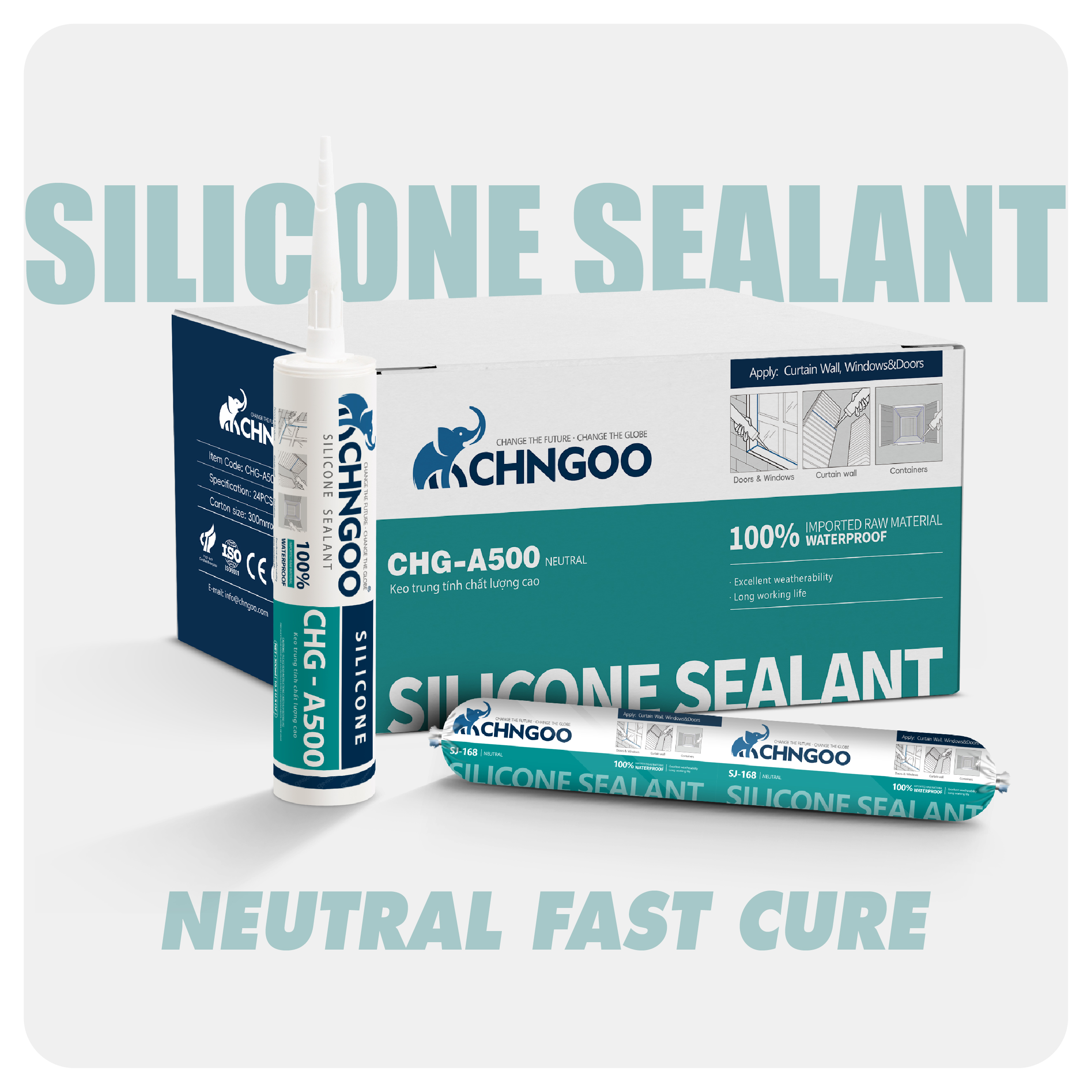 Quick-drying weather-resistant silicone sealan（CHG-A500）