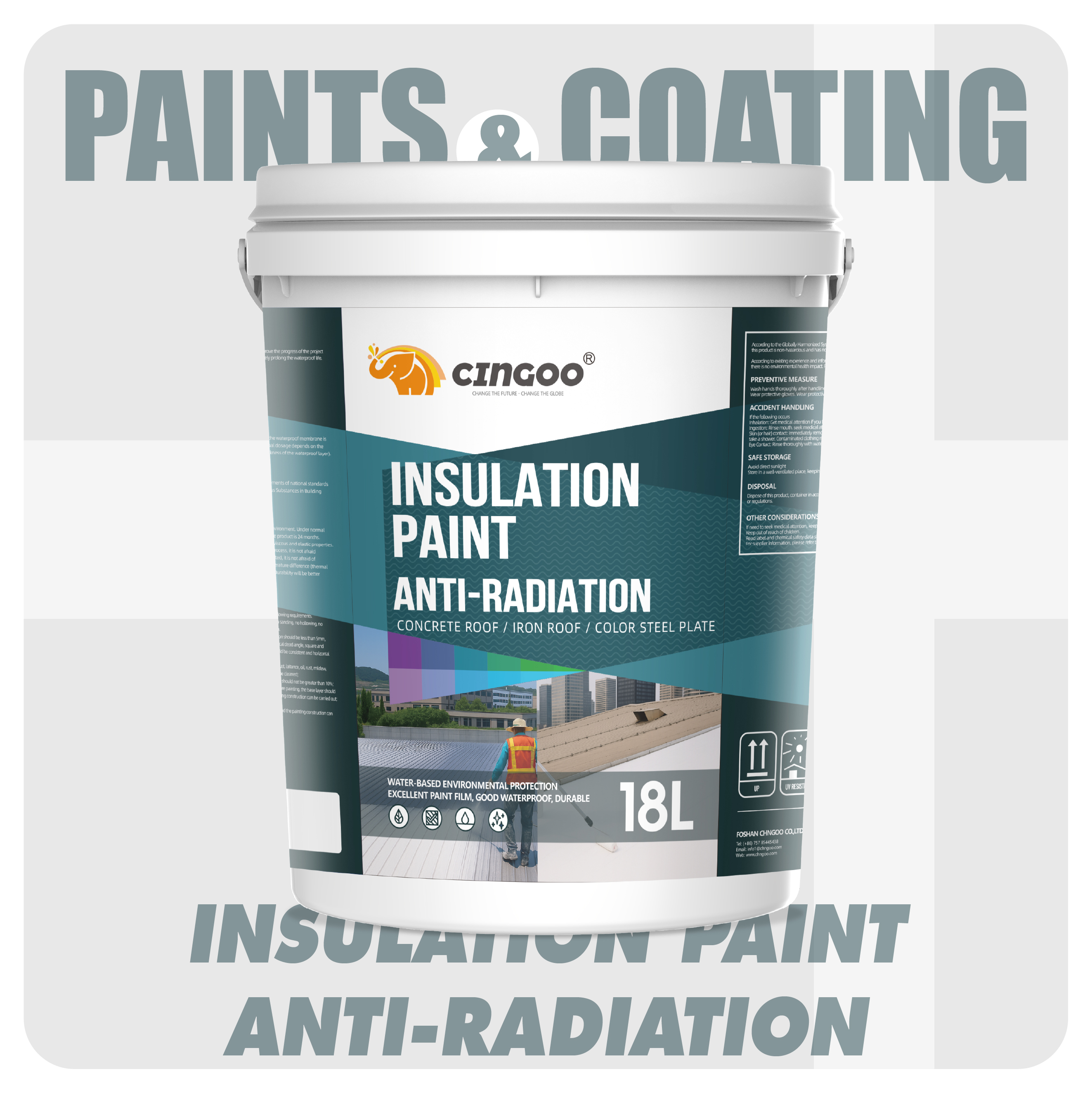 INSULATION PAINT ANTI-RADIATION